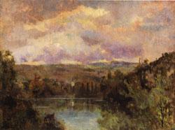 Albert Lebourg Edge of the Ain River oil painting picture
